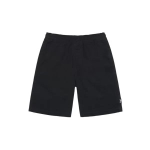 Black Stussy Brushed Beach Shorts | 2360NFGEW