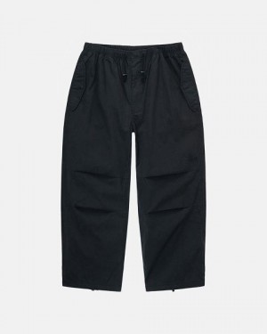 Black Stussy Nyco Over Pants | 1298FIXVU