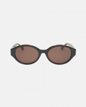 Black Stussy Penn Sunglasses | 2930QBMVT