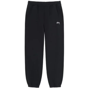 Black Stussy Stock Logo Pants | 0397YREGH