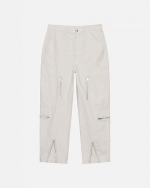 Cream Stussy Nyco Flight Pants | 6754JQZUG