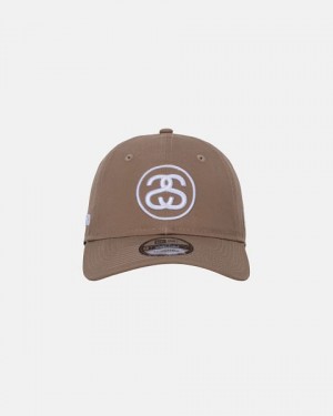 Khaki Stussy Ss Link 9twenty Caps | 2043JSZPF