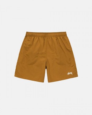 Khaki Stussy Water Stock Shorts | 3724WNJPQ