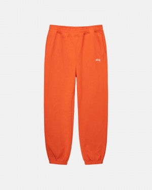 Orange Stussy Ripstop Cargo Beach Pants | 3579WPAMJ