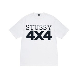 White Stussy 4x4 T Shirts | 6817IANOJ