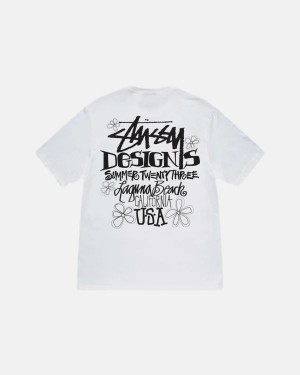 White Stussy Summer Lb T Shirts | 8620ESPLF