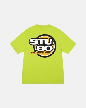 Yellow Stussy Hot 80 T Shirts | 9018HYTSV