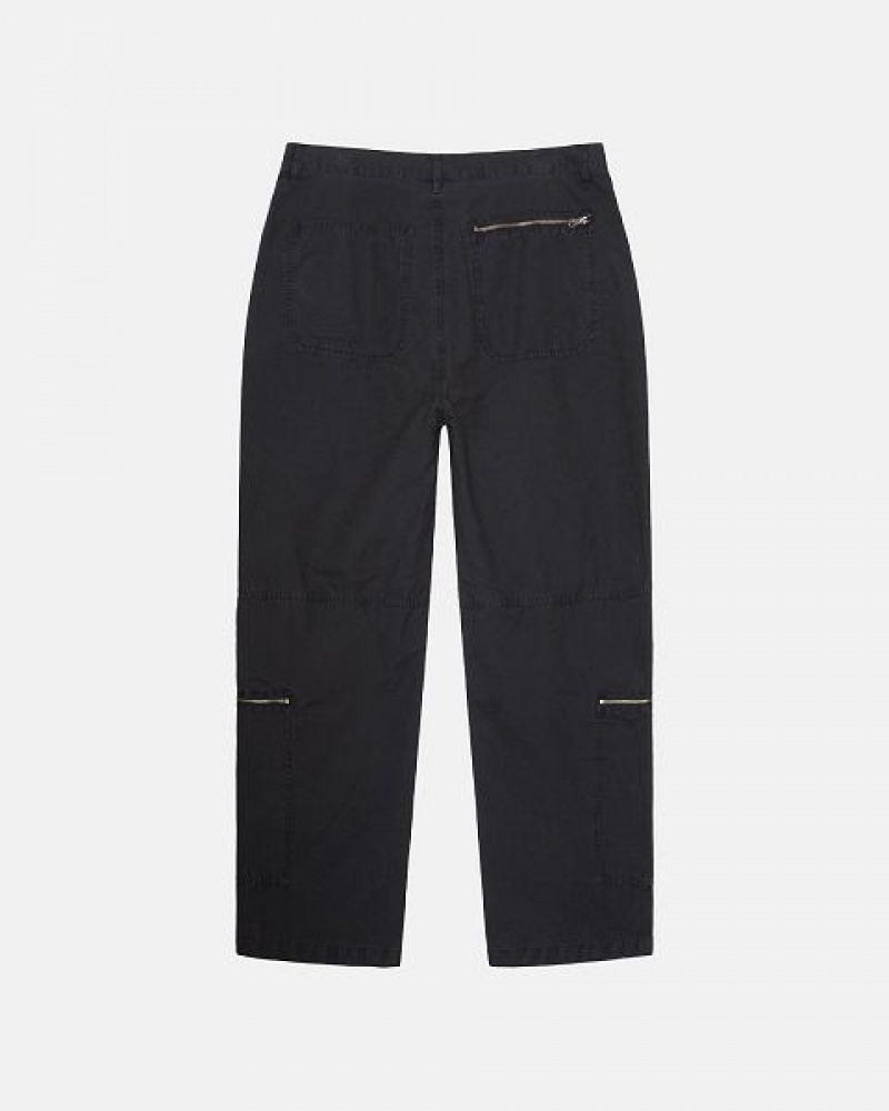 Black Stussy Nyco Flight Pants | 9753CGKQO