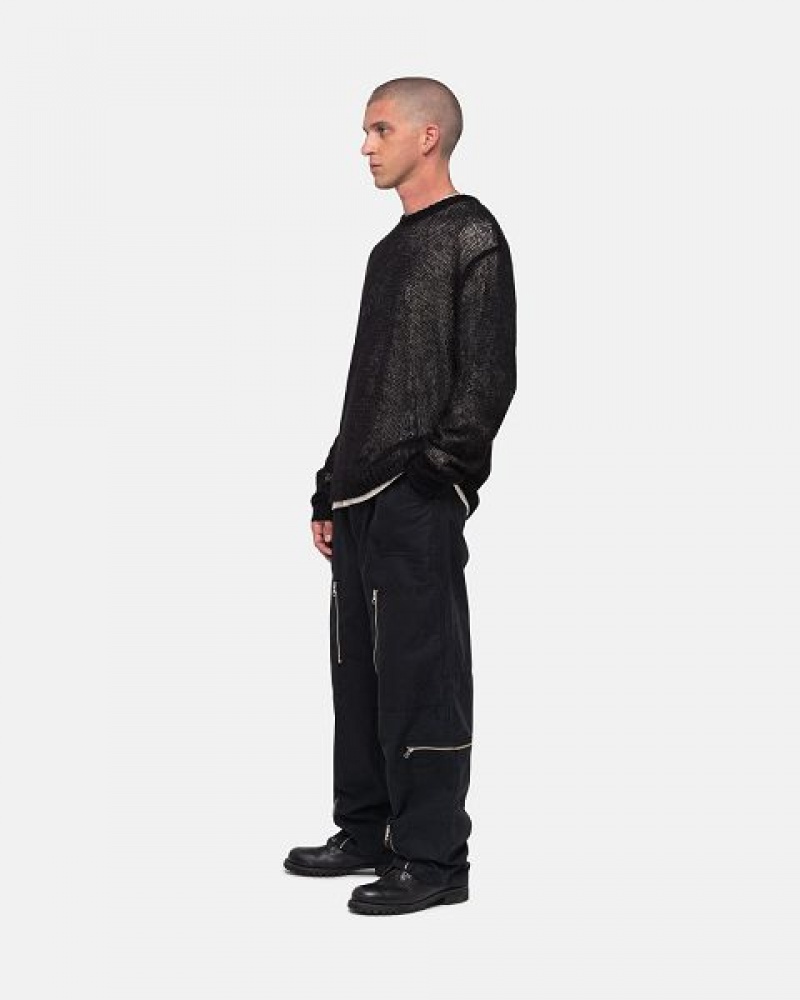 Black Stussy Nyco Flight Pants | 9753CGKQO