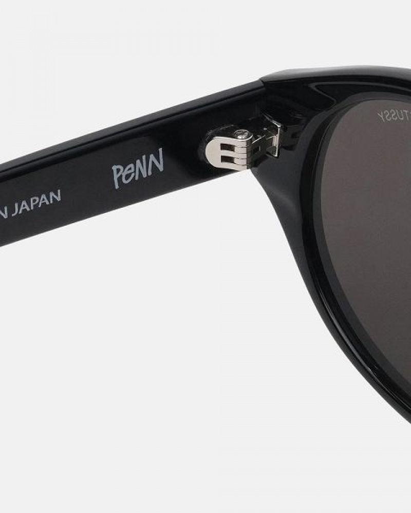 Black Stussy Penn Sunglasses | 4785XHPBQ