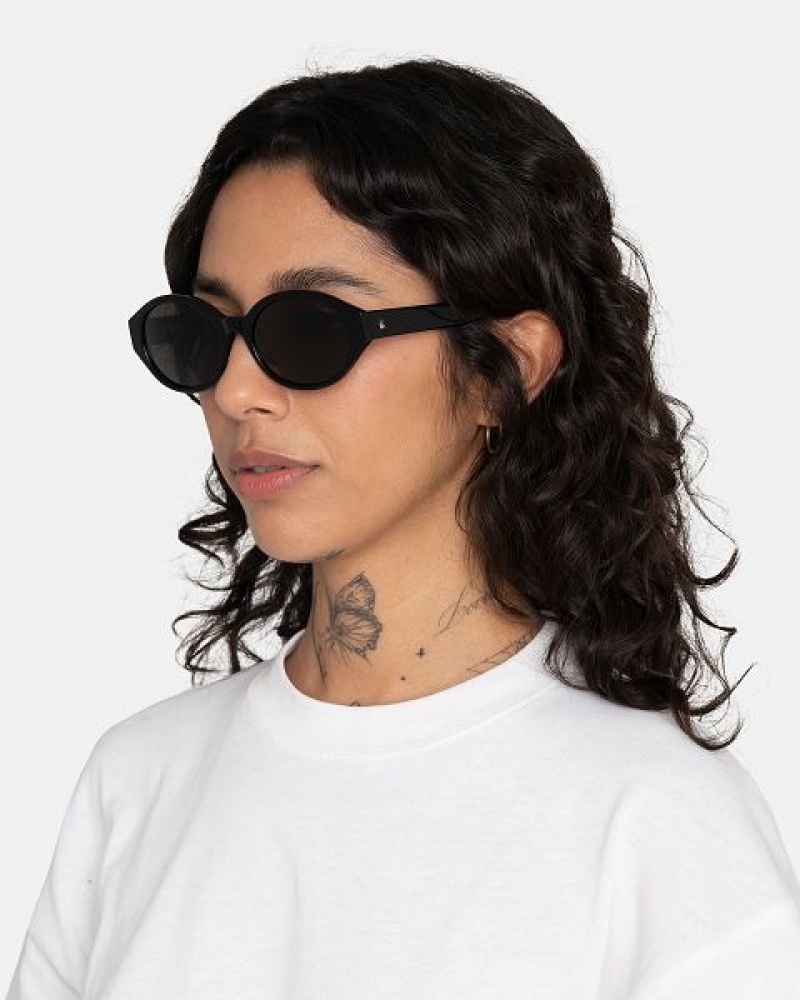 Black Stussy Penn Sunglasses | 4785XHPBQ