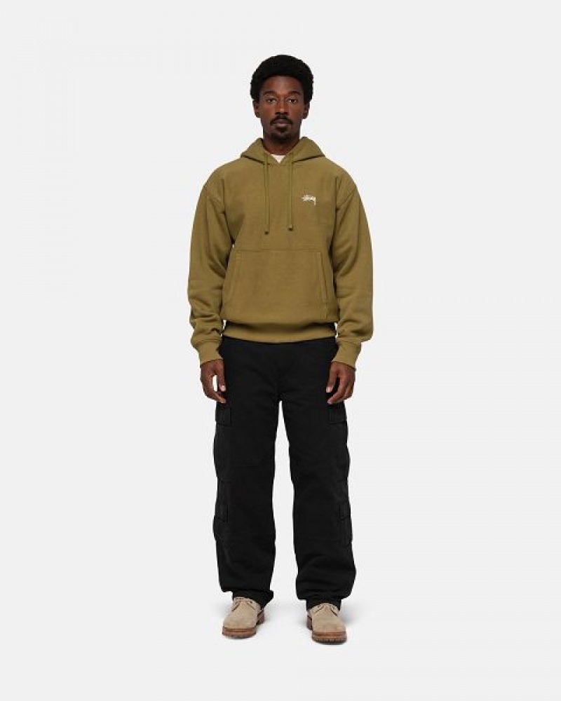 Black Stussy Surplus Cargo Ripstop Pants | 2596PTIRO