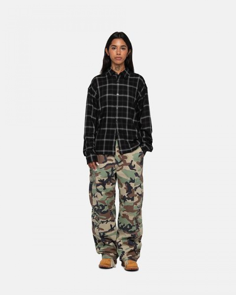 Camo Stussy Surplus Cargo Ripstop Pants | 1256OKGSQ