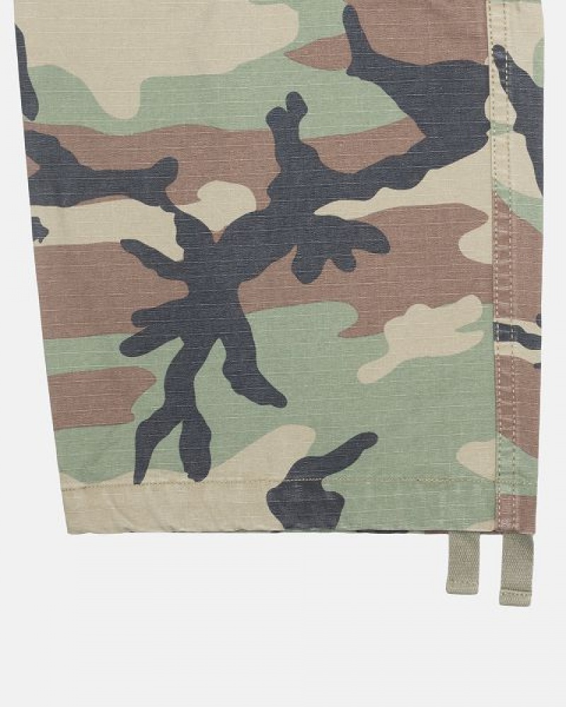 Camo Stussy Surplus Cargo Ripstop Pants | 1256OKGSQ