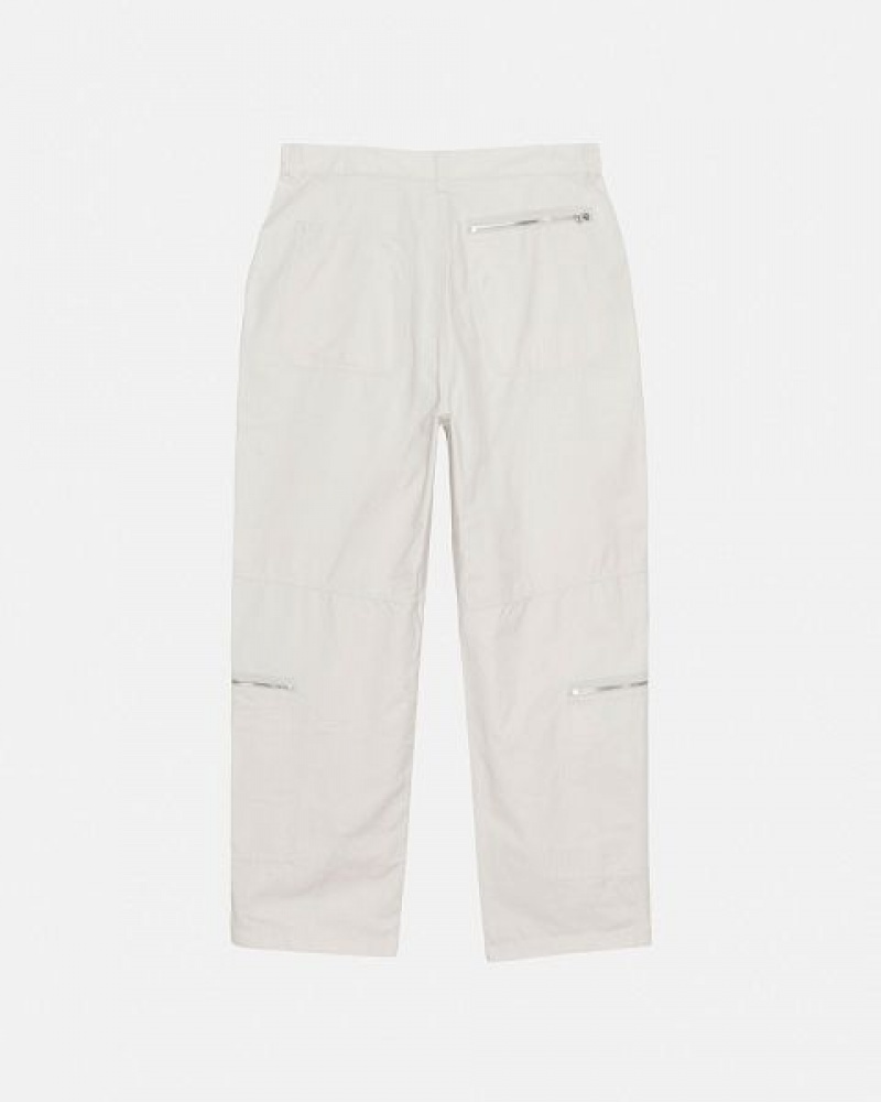 Cream Stussy Nyco Flight Pants | 6754JQZUG