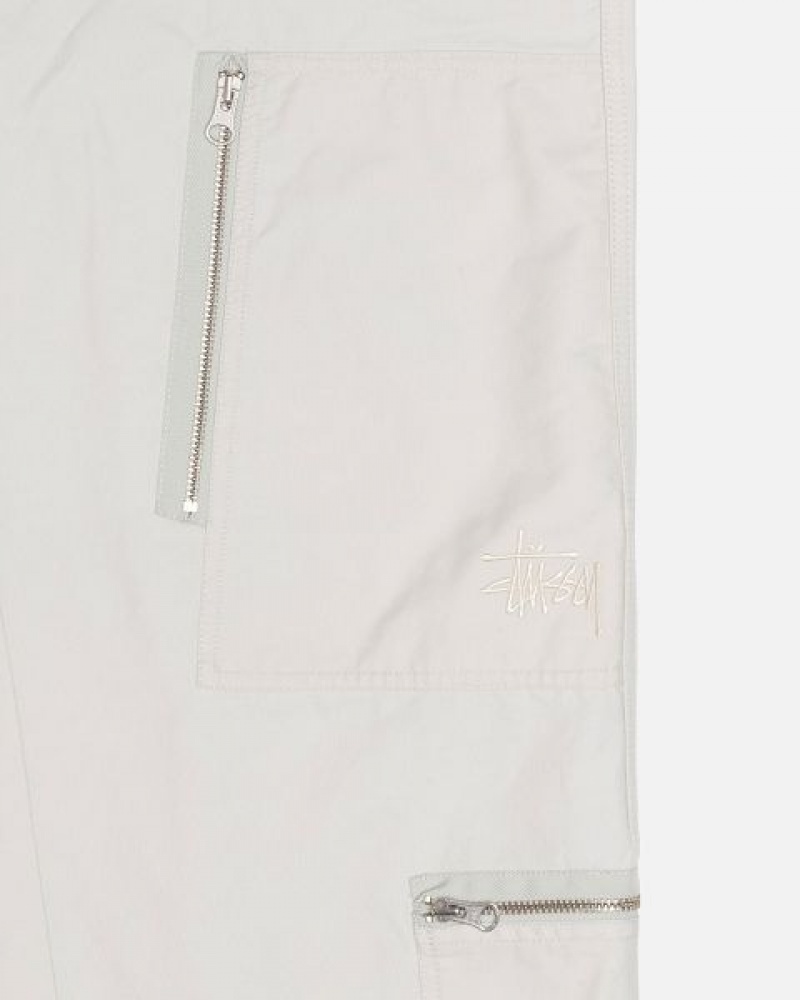 Cream Stussy Nyco Flight Pants | 6754JQZUG