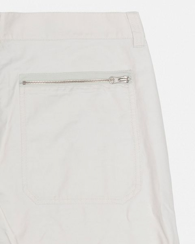 Cream Stussy Nyco Flight Pants | 6754JQZUG