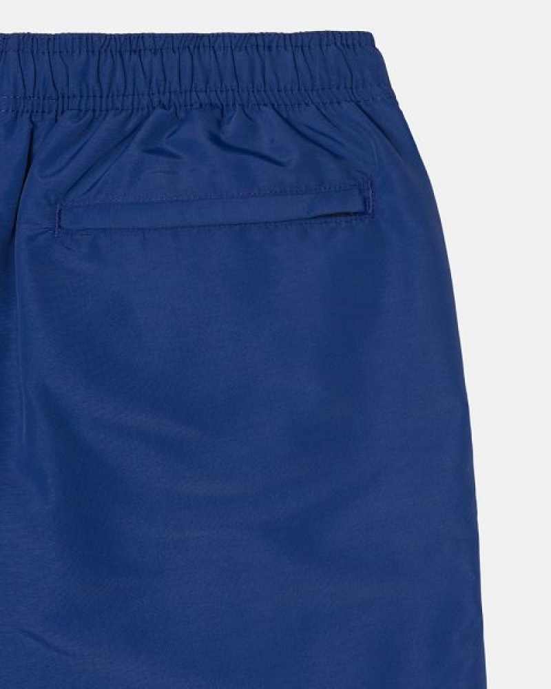 Deep Blue Stussy Water Stock Shorts | 7594BOJMH