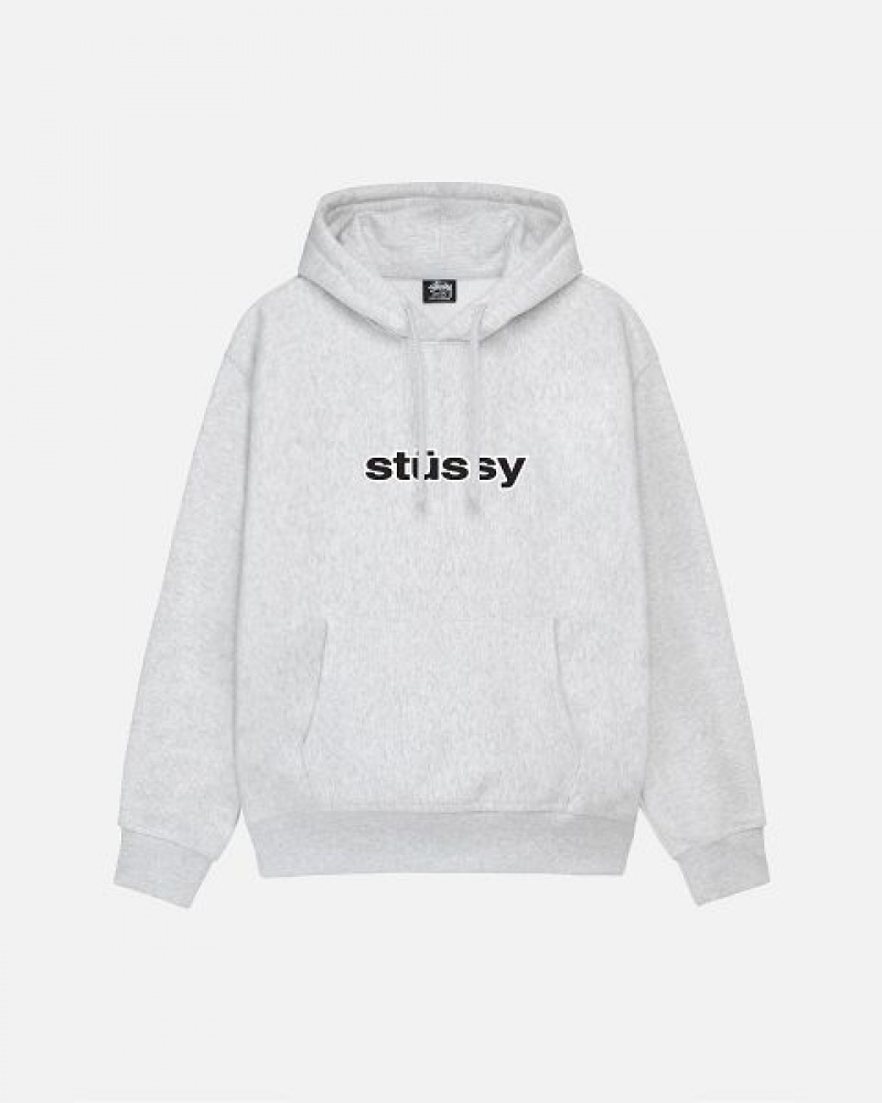 Grey Stussy Ss-link Hoodie | 4308BFYVT