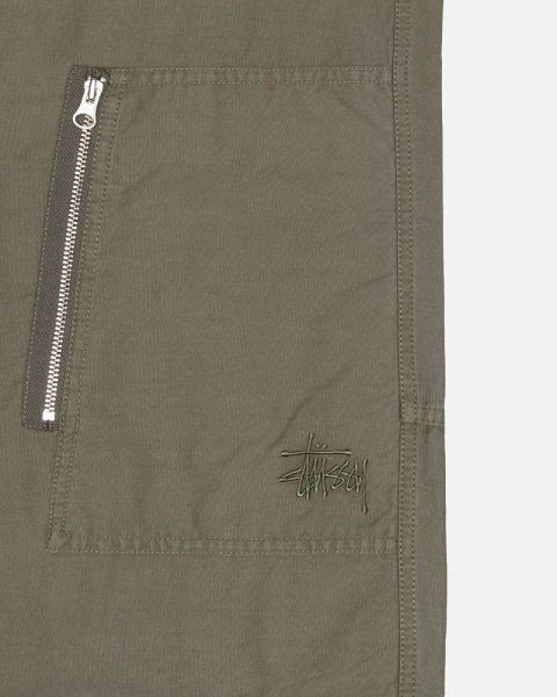 Olive Stussy Nyco Flight Pants | 5312OFPJQ