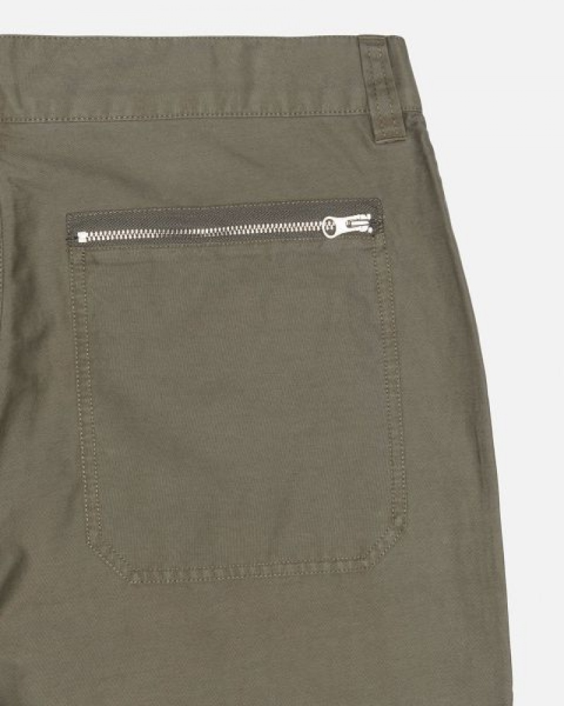 Olive Stussy Nyco Flight Pants | 5312OFPJQ