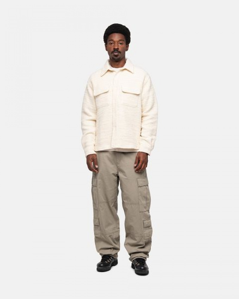 Olive Stussy Surplus Cargo Ripstop Pants | 8516CNKQS