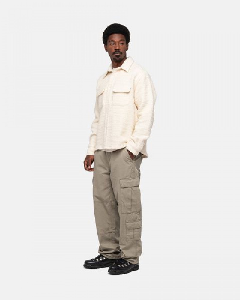 Olive Stussy Surplus Cargo Ripstop Pants | 8516CNKQS