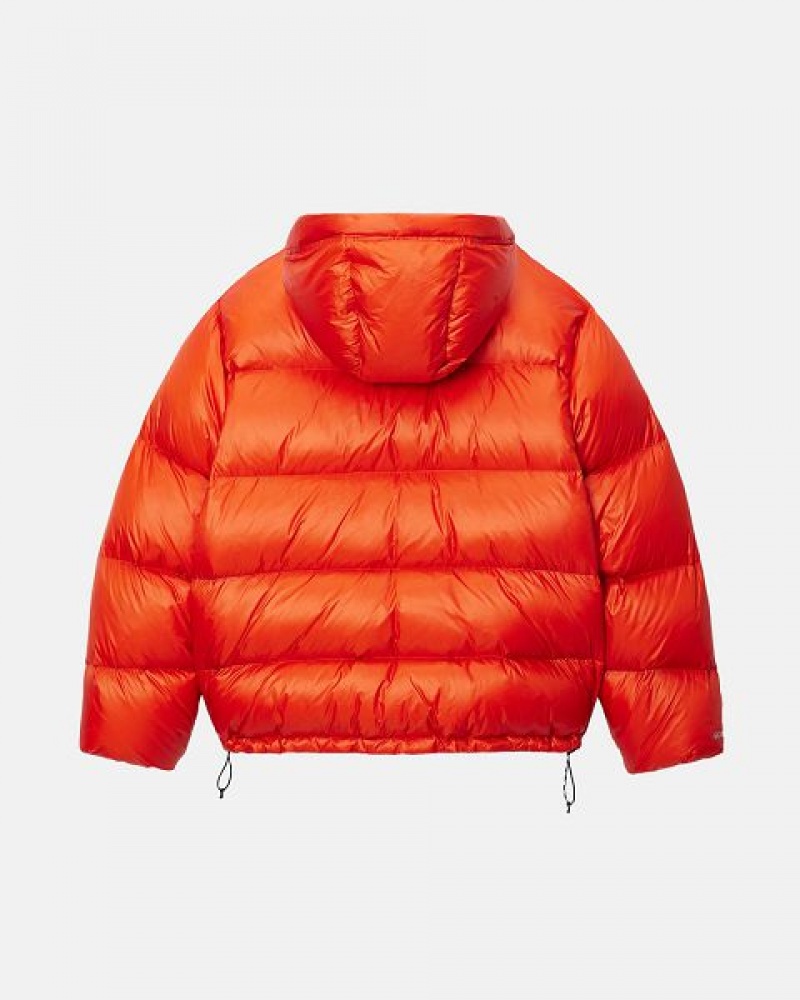 Orange Stussy Micro Ripstop Down Parka | 9250RQZLP