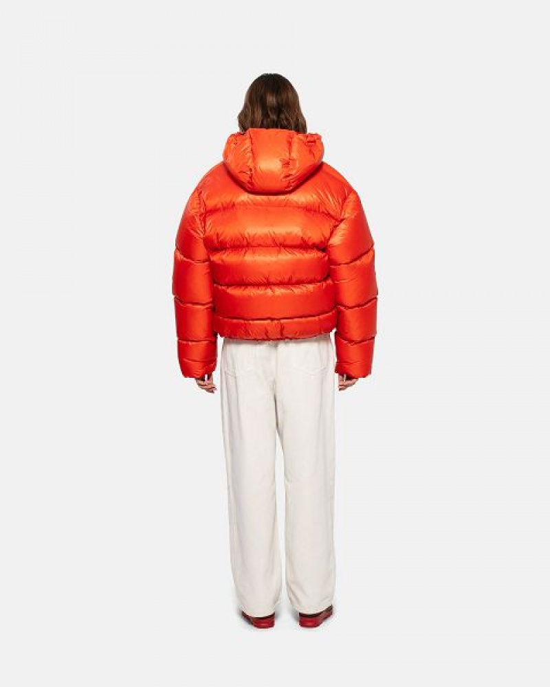 Orange Stussy Micro Ripstop Down Parka | 9250RQZLP