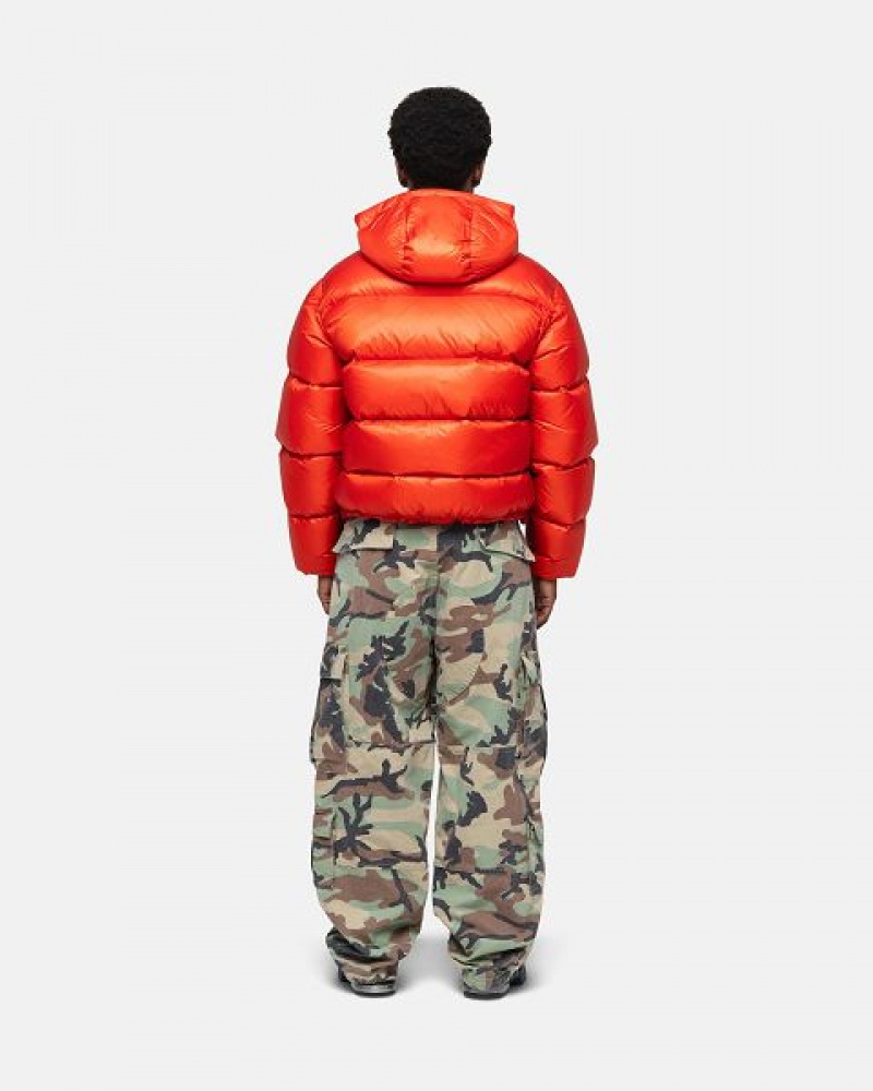 Orange Stussy Micro Ripstop Down Parka | 9250RQZLP