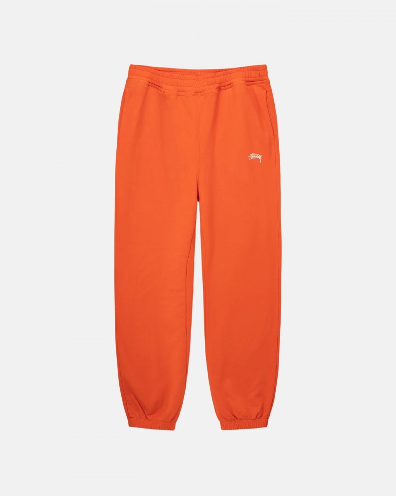 Orange Stussy Ripstop Cargo Beach Pants | 3579WPAMJ