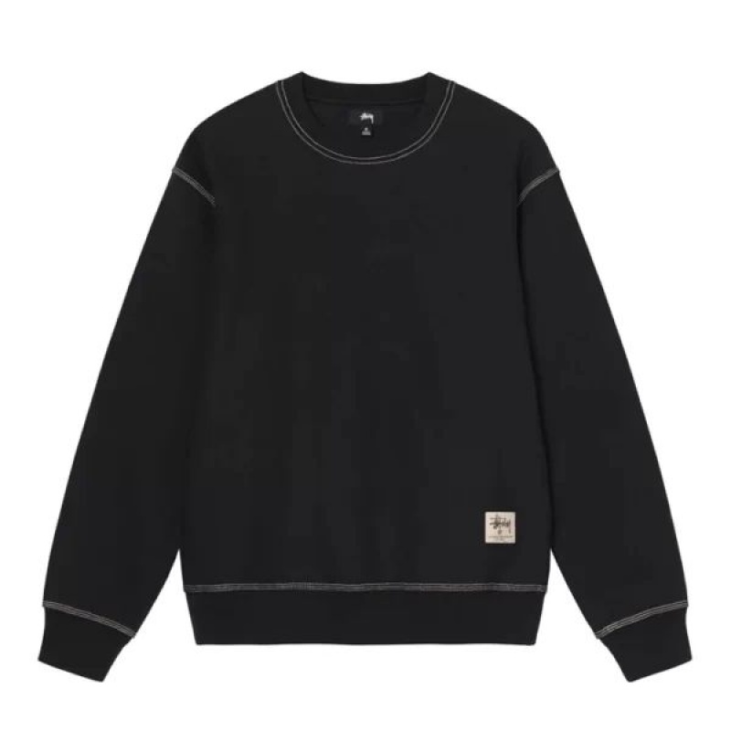 White Stussy Fresh Gear Crew Sweatshirts | 8103VKWRE