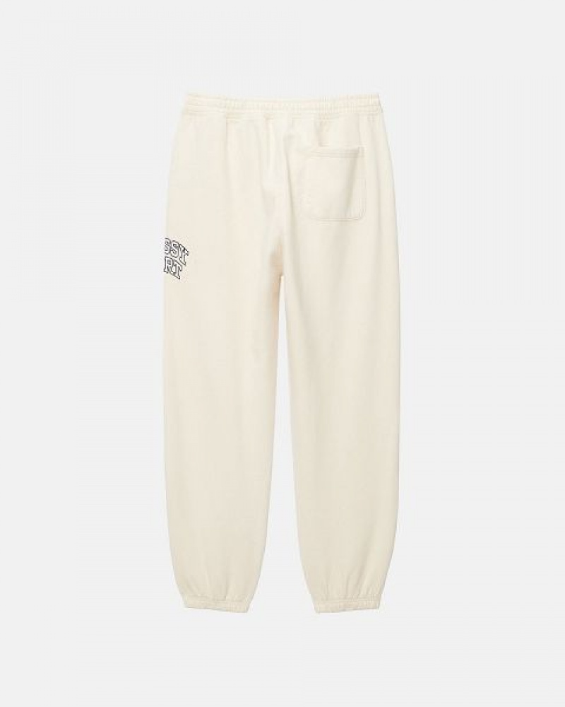 White Stussy Sport Sweatpants | 7382DAGQT