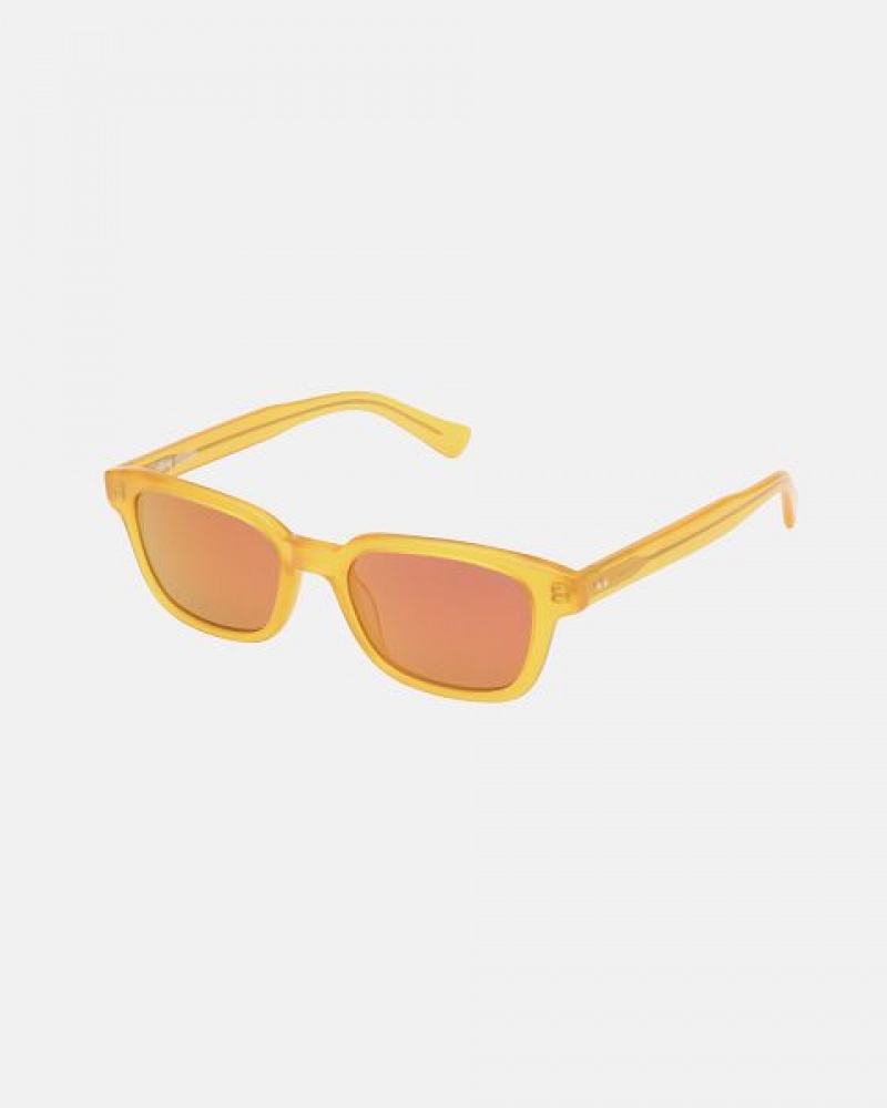 Yellow Stussy Owen Sunglasses | 5234YCJST