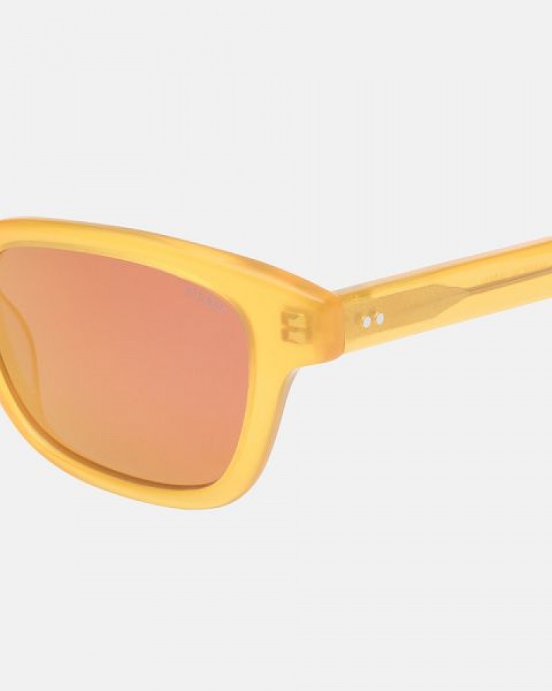 Yellow Stussy Owen Sunglasses | 5234YCJST