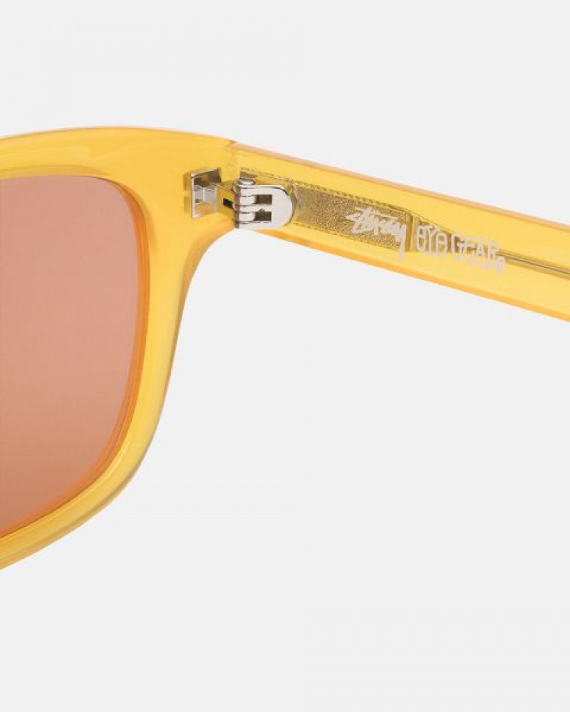 Yellow Stussy Owen Sunglasses | 5234YCJST