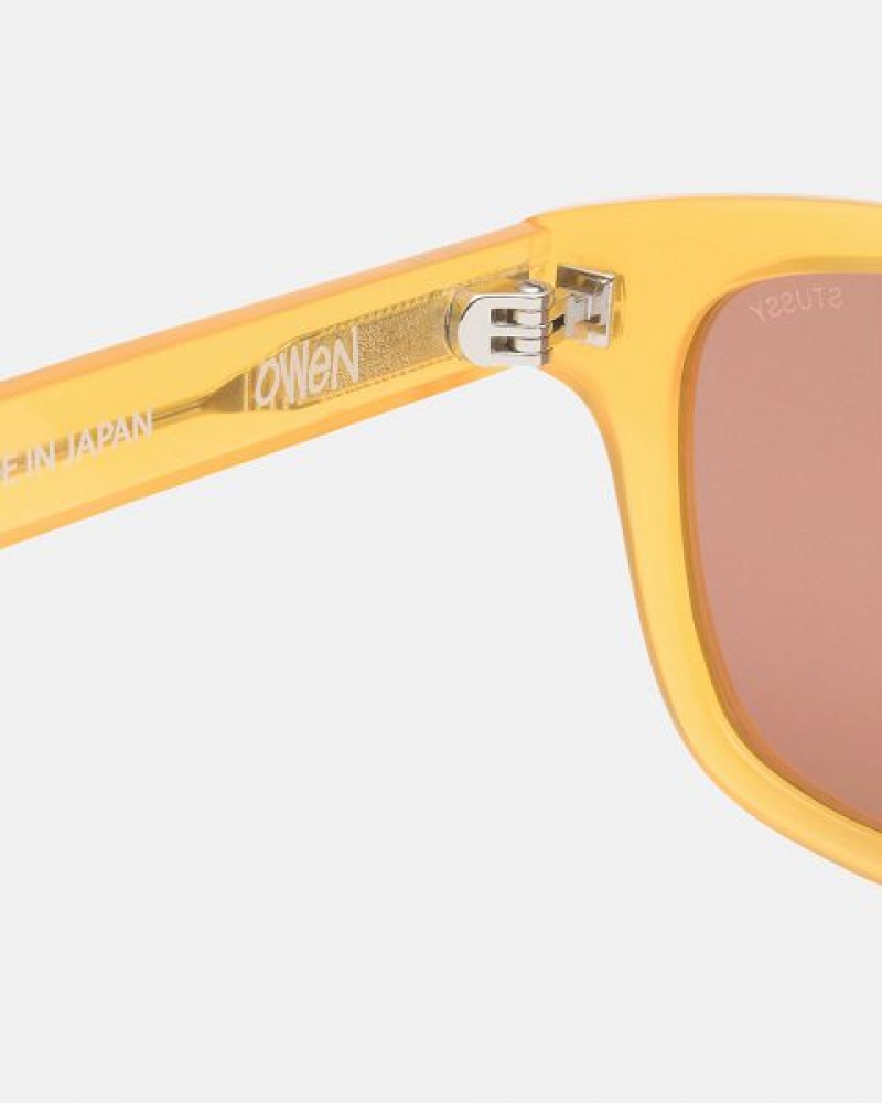 Yellow Stussy Owen Sunglasses | 5234YCJST