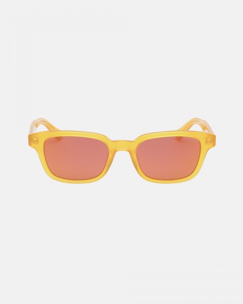 Yellow Stussy Owen Sunglasses | 5234YCJST