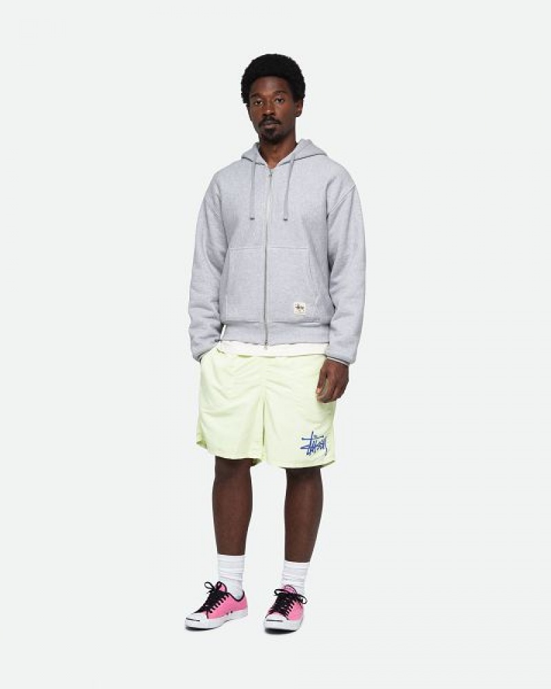 Yellow Stussy Water Big Basic Shorts | 3140LPWGT